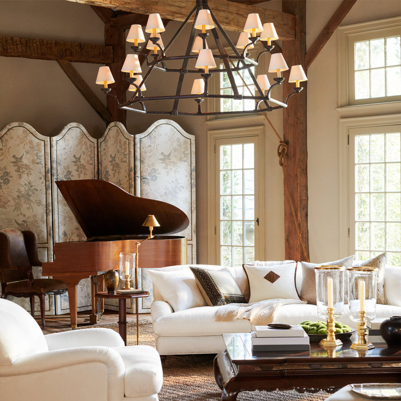 Ralph Lauren Robertson 16 Light Chandelier
