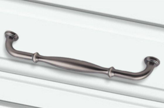 Tiffany Bar Pull, 3 3/4", Brushed Pewter