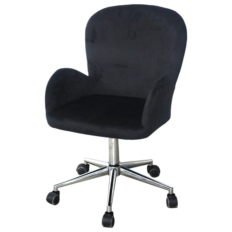 Fauteuil de maquillage à plis d'appoint Fiona, Noir