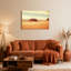 Paysage désertique avec dunes de sable et formations rocheuses - Ensemble de 1 tableau sur toile tendue-888737059