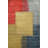 Mira Multi-Colored Corner Abstract Square Section Patterned Creative Modern Decorative Rug-1072570662