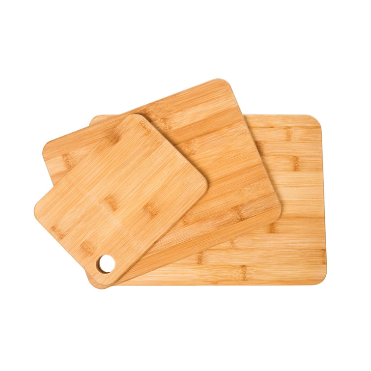 Oceanstar 3-Piece Bamboo Cutting Board Set