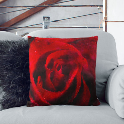 Floral Square Throw Cushion