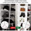 Range-chaussures à 7 niveaux blanc