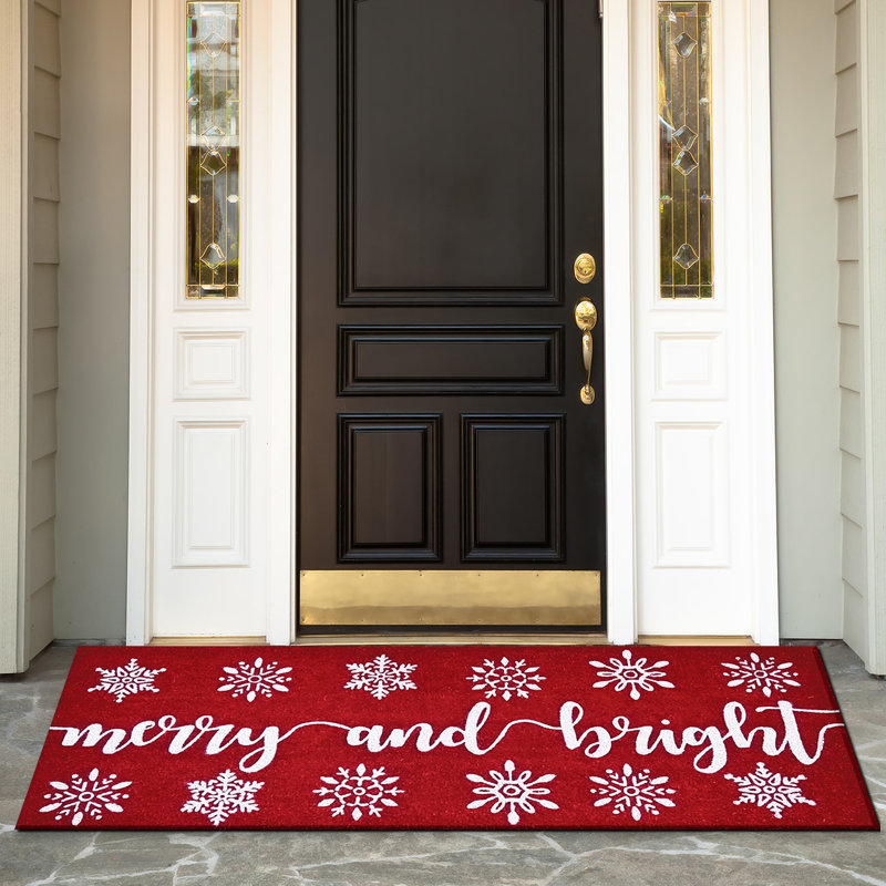 Merry And Bright Extra Large Coir Doormat