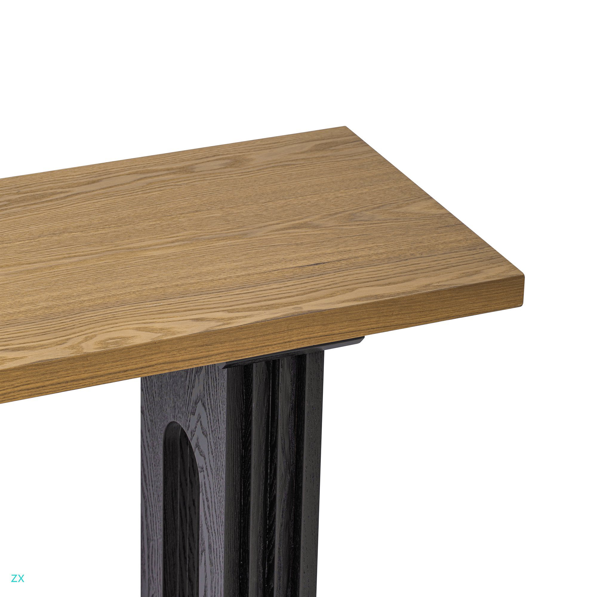 Ebern Designs Uniquely Designed Console Table,With Distinctive Round ...