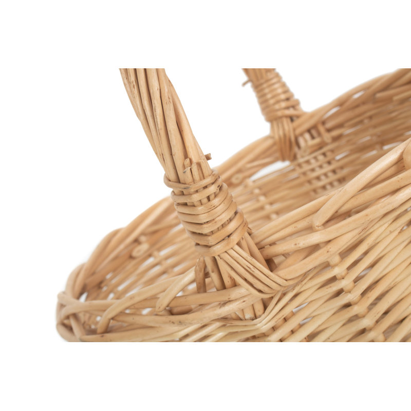 Mini Oval Shopping Wicker Basket