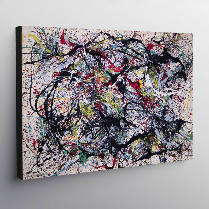 Number 34 by Jackson Pollock - Wrapped Canvas Print, 84cm H x 120cm W x 3.8cm D