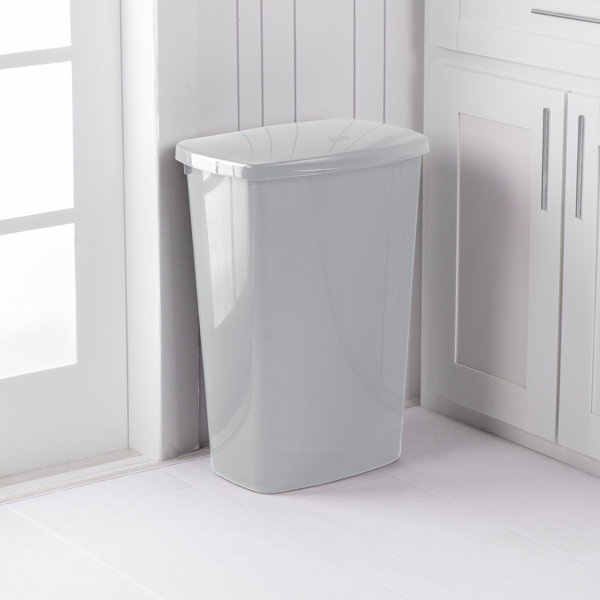 Rubbermaid 13 Gallon Rectangular Spring-Top Lid Wastebasket Trash