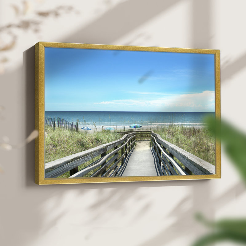 Carolina Coast -Framed Print - Restickable