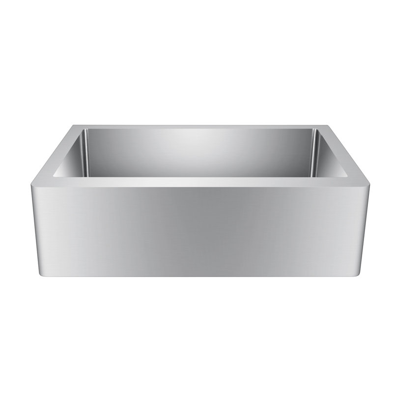 Adriano 30'' L Farmhouse / Apron Single Bowl Stainless Steel Kitchen Sink