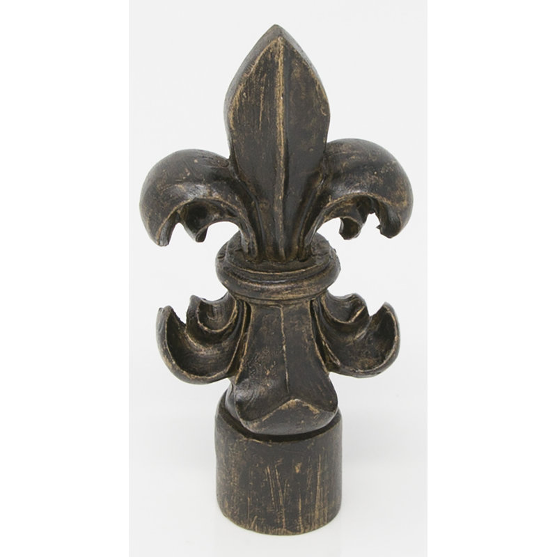 Fleuron de lis Aitkin, Bronze antique