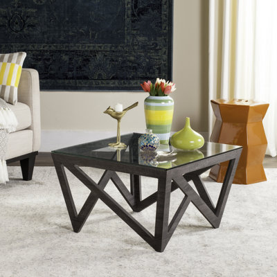 Glass Top Single Coffee Table