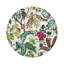 Sous-verres ronds en cuir végétalien naturel Plumeria-119015107