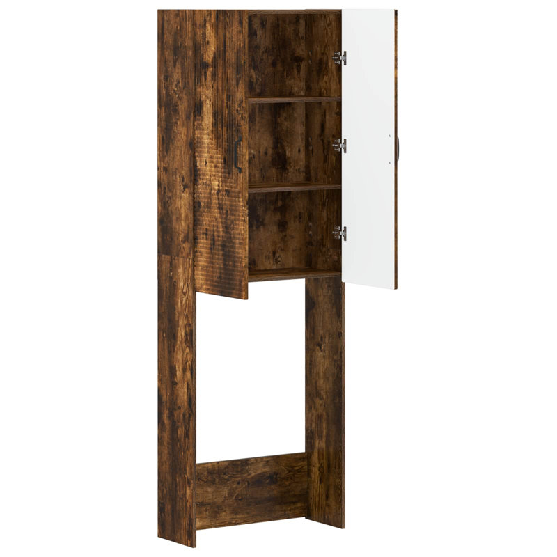 Over the Toilet Storage, Smoked Oak