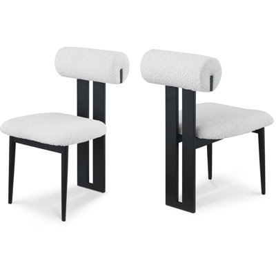 Chaise de salle à manger rembourrée Dario