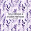 Ensemble d'édredon 6 pièces Girls Calming Florals - Ensemble de literie édredon Serene Soft Lavender Dreams-131227363
