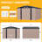 10.0 Ft. W X 10.0 Ft. D Metal Storage Shed-104562285