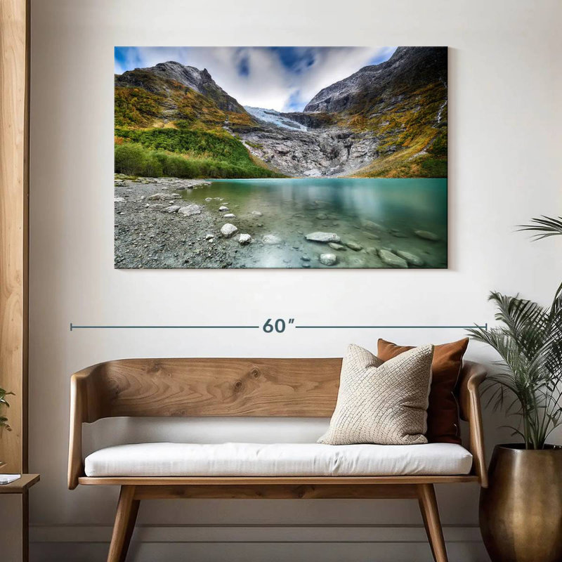 Glacier Alvord Jostedalsbreen, H 32 po x l 48 po