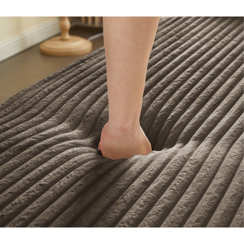 Convertible Folding Bed, Full Size Foam - Filled Corduroy With 2 Pillows, Coffee, No Assembly, For Lounging In Limited Spaces Good Small Apartments