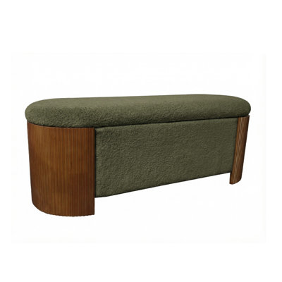 Banc de rangement rembourré pour vestibule et salon Wertz
