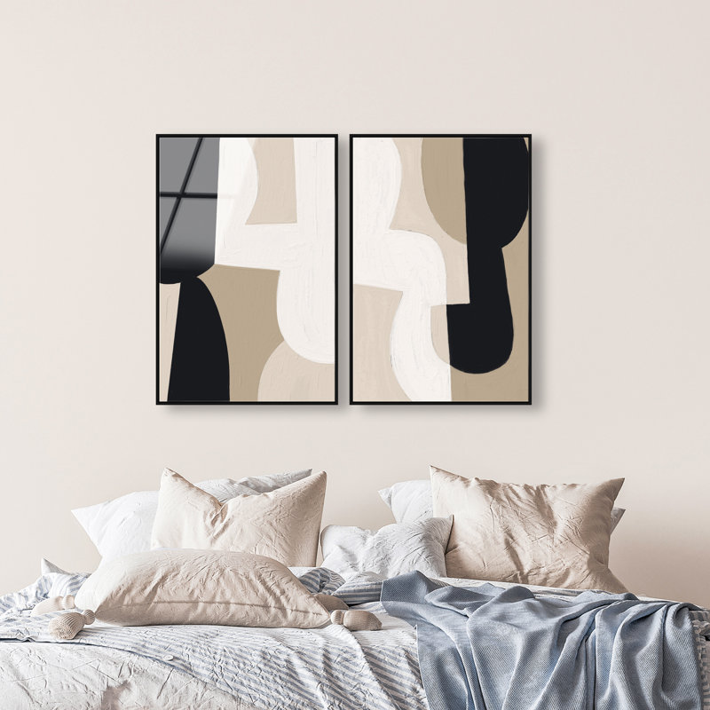 El Modernista Set High-Gloss Frameless Acrylic Glass Wall Art Abstract Print by Oliver Gal, Ready to Hang, 10 x 15