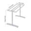 2Pcs Black Adjustable Height Table Underframe-1776119848