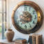 Horloge murale avec engrenages en mouvement réels GE-LI_ 32 po