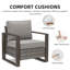 Chaise longue d'extérieur en acier thermolaqué Allcot-1516888984