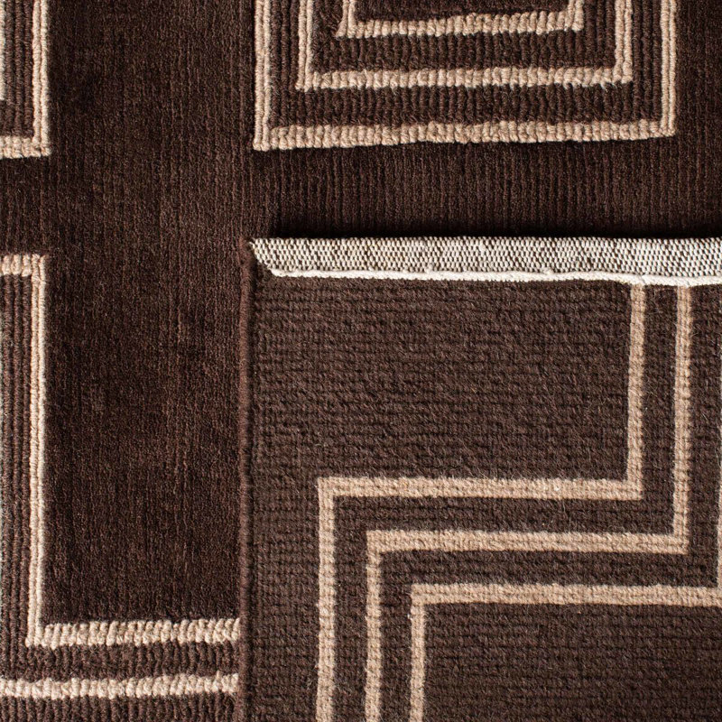Ralph Lauren Turning Path Wool Geometric Rug, Rectangle 5' x 8'