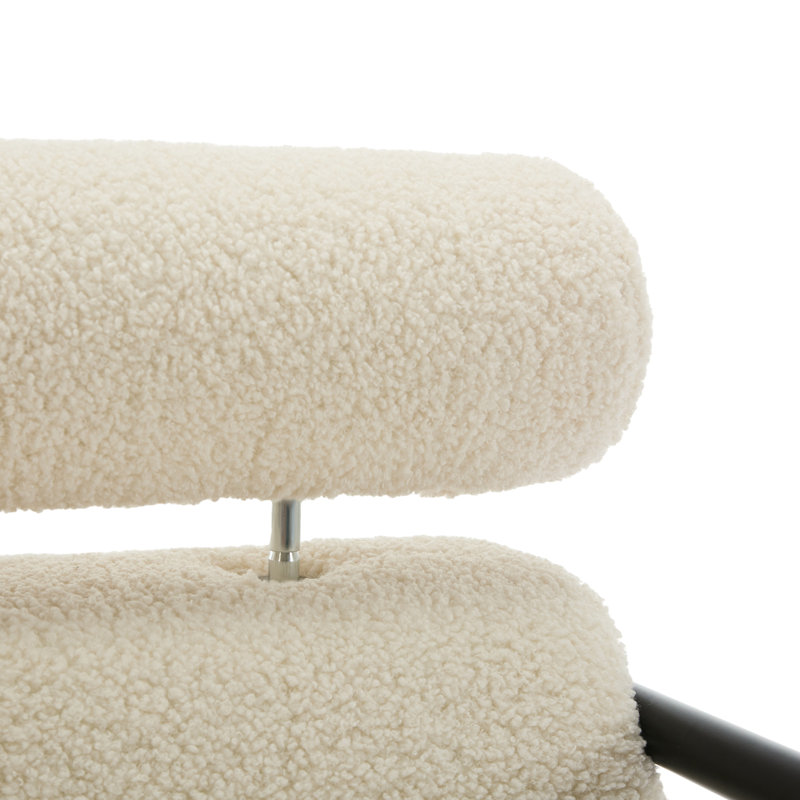 Fauteuil d'appoint Sinobi, Laine crème