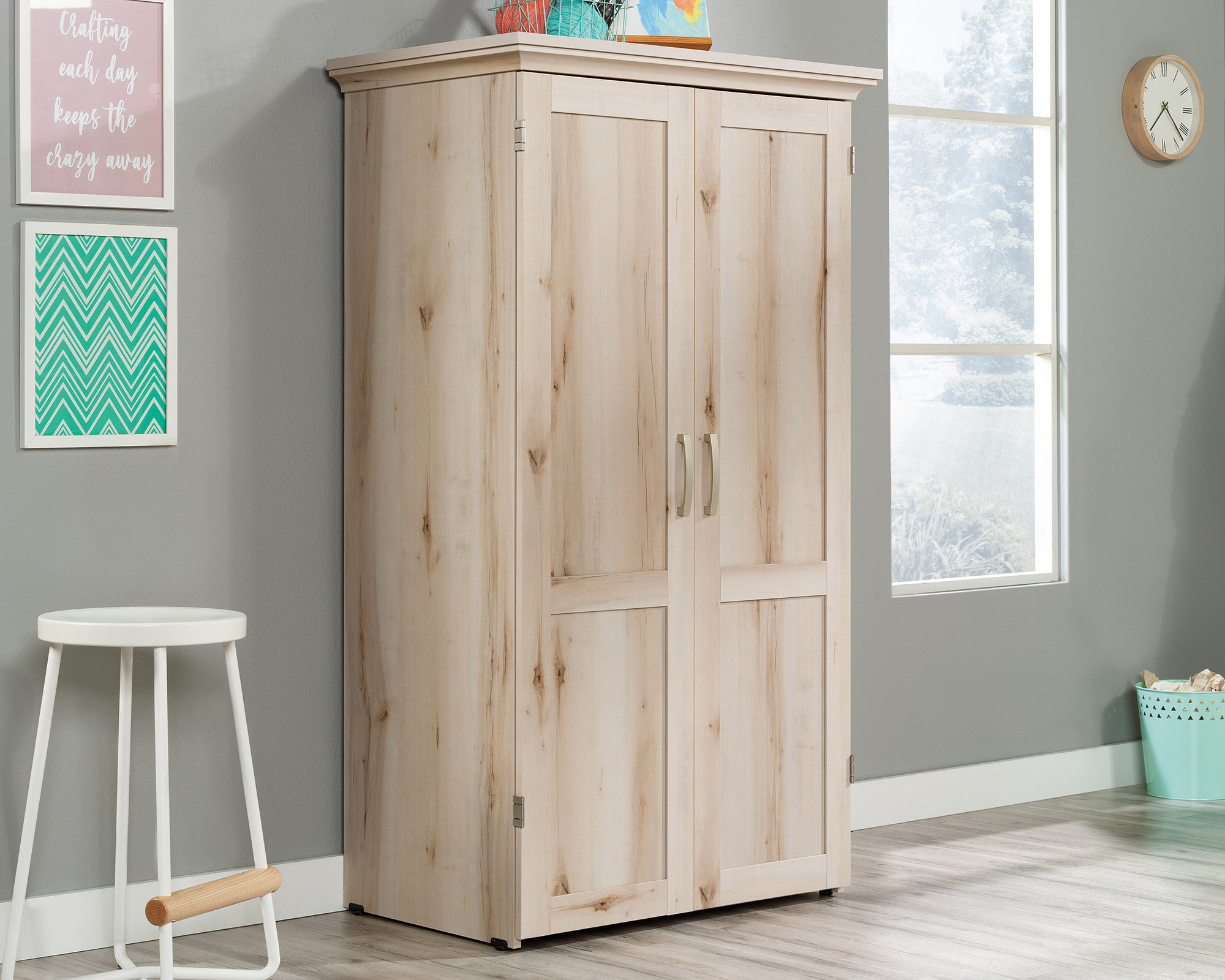 Sauder Storage Craft Armoire Pm A2 - Wayfair Canada