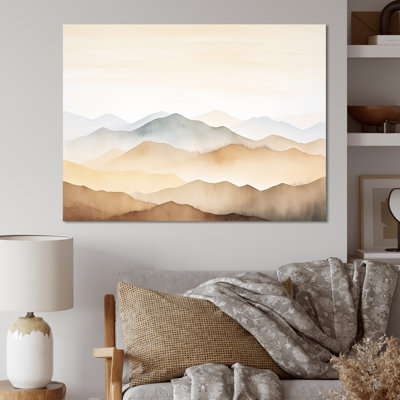 «Mountain Morning Whisperes IV», reproduction sur toile