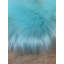Tapis bleu en fausse peau de mouton à poils longs Mar Vista-1658433112