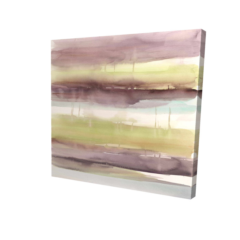 Beautiful Stripes Abstract Canvas | Shapes Bedroom Decor