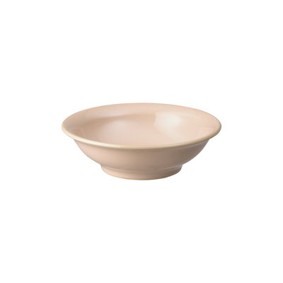 Elements Shell Peach Small Shallow Bowl