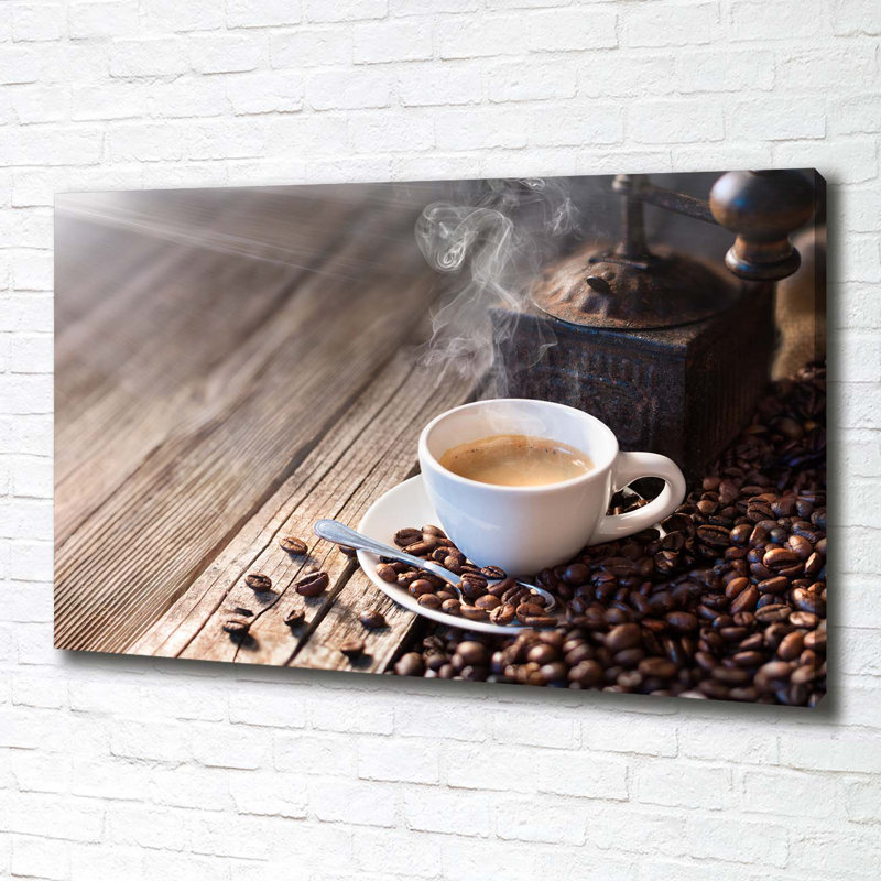 Morning Coffee - Wrapped Canvas Print