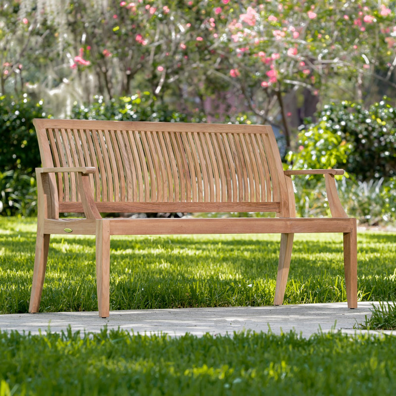 Westminster Teak Outdoor Teak Bench, 25"H x 60"W x 23"D