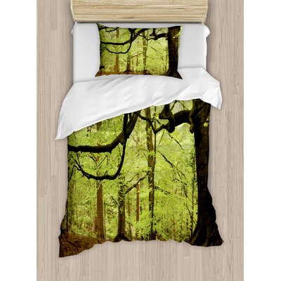 Woodland Duvet Cover Set -  Ambesonne, nev_16440_twin