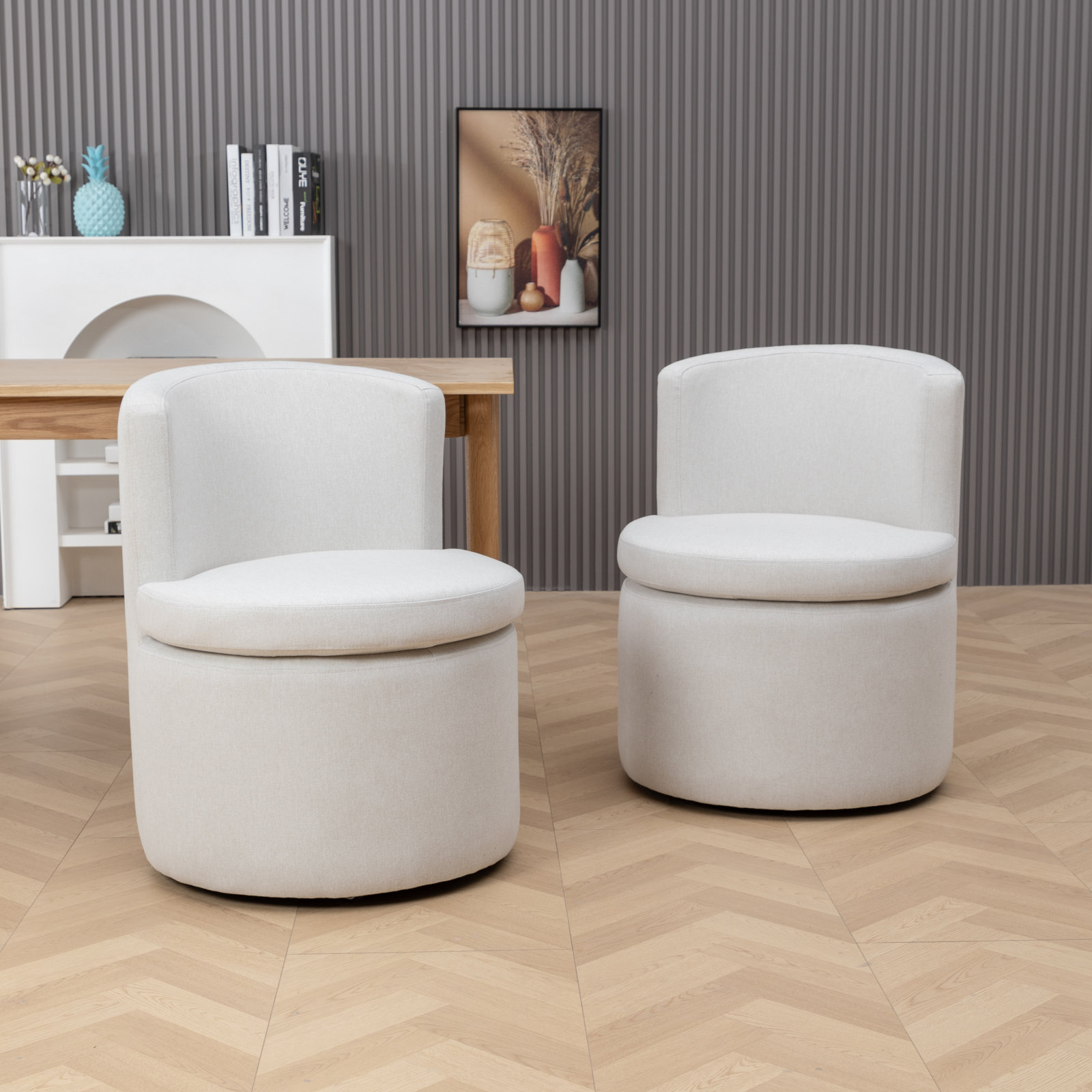 Solana 18.5'' H Upholstered Side Chair, White