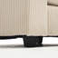 Ensemble de salon modulaire avec velours côtelé beige - Velours côtelé surdimensionné facile à assembler, confortable et combiné-640125959