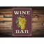 Plaque en aluminium Wine Bar-58217873