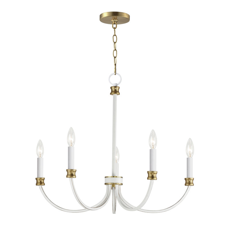 Sateria 5 - Light Dimmable Classic / Traditional Chandelier