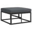  Garden Sofa Set With Cushion 5 Pcs Black Aluminium