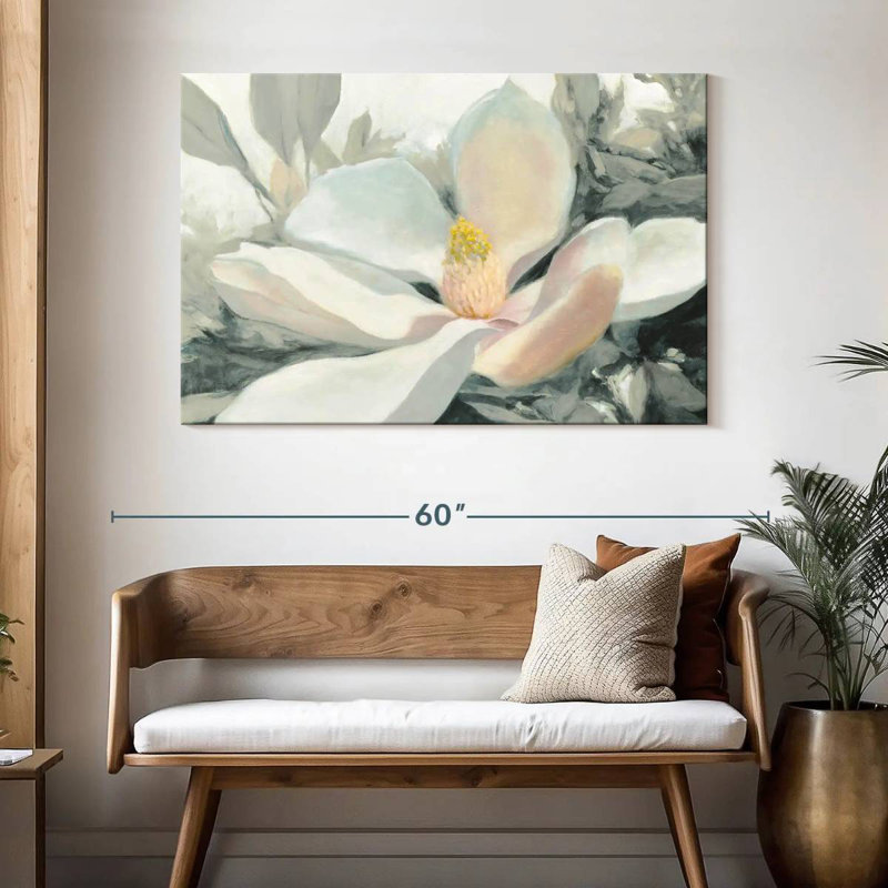 Harnek majestueux magnolia vert gris, H 32 po x l 48 po
