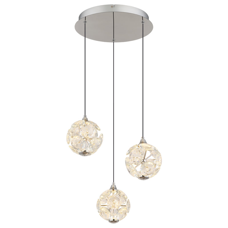 Bekam 1 - Light Chrome LED Pendant