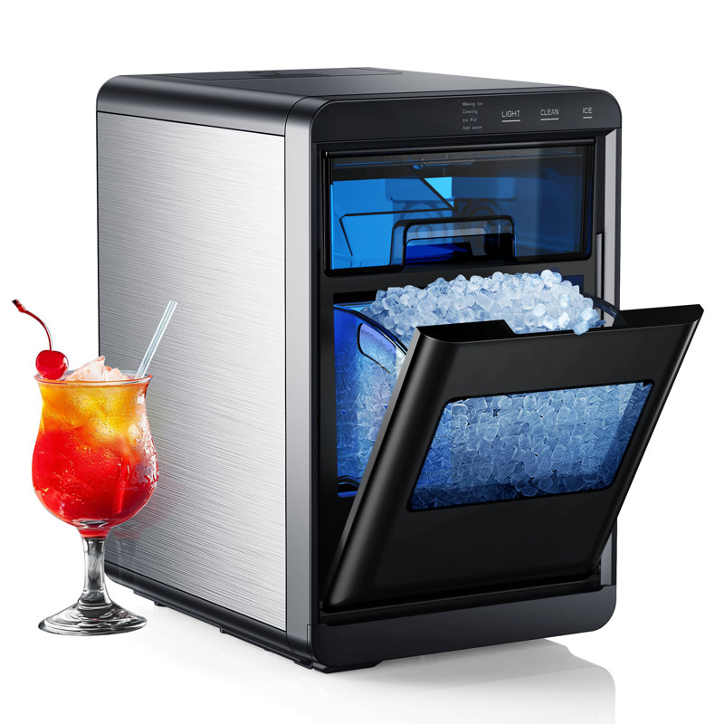 Simzlife 45 Lbs. Daily Nugget Ice Maker Countertop