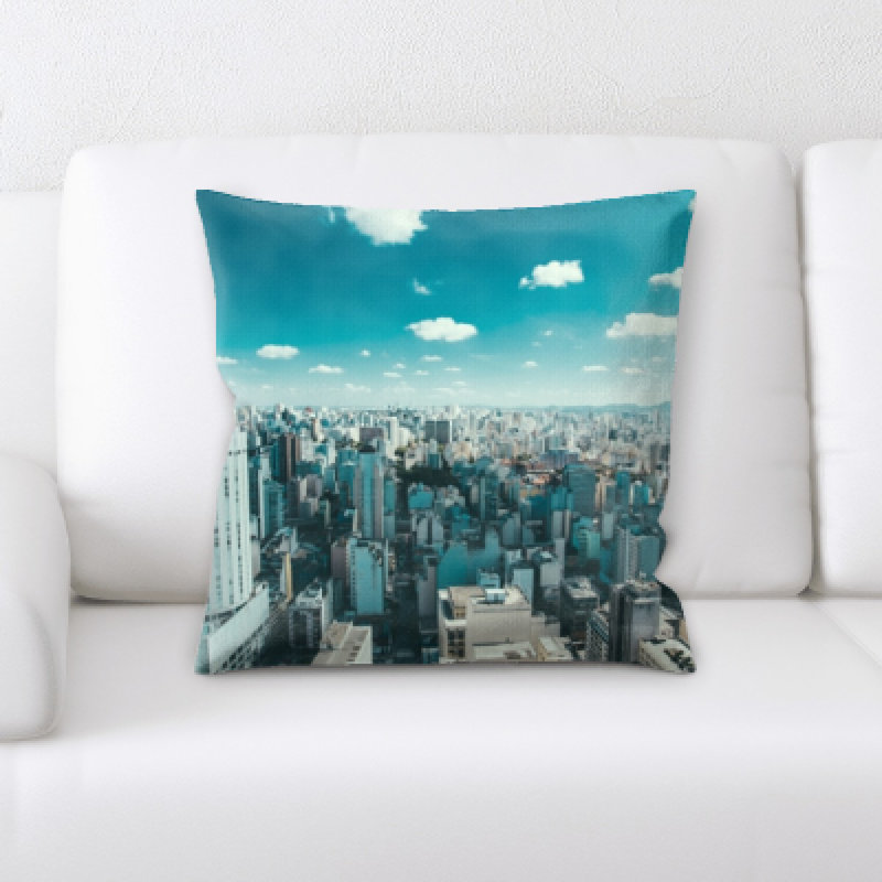 Microsuede Reversible Throw Pillow
