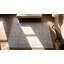 Faded Decorative Light Ivory Color Antique Small Cotton Agra Rug