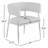 Kleanthi Linen Textured Fabric Dining Chair-88545572